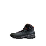 Pārgājienu puszābaki Mammut Mercury IV Mid Goretex vīriešu Black - Hot Red