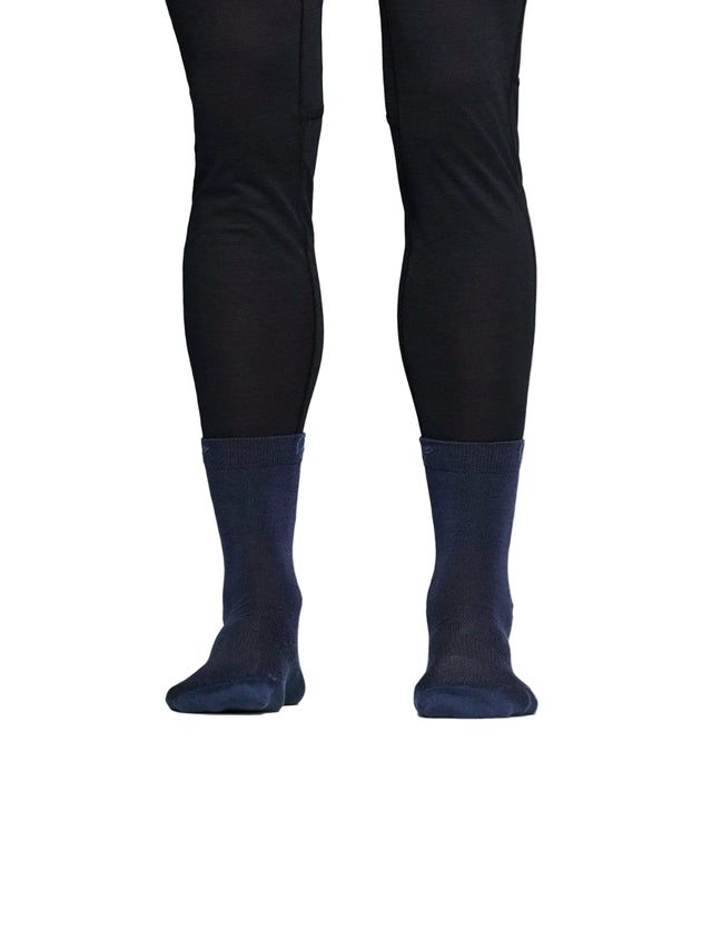 Merino vilnas zeķes Norrona falketind light Indigo Night/Dark Denim