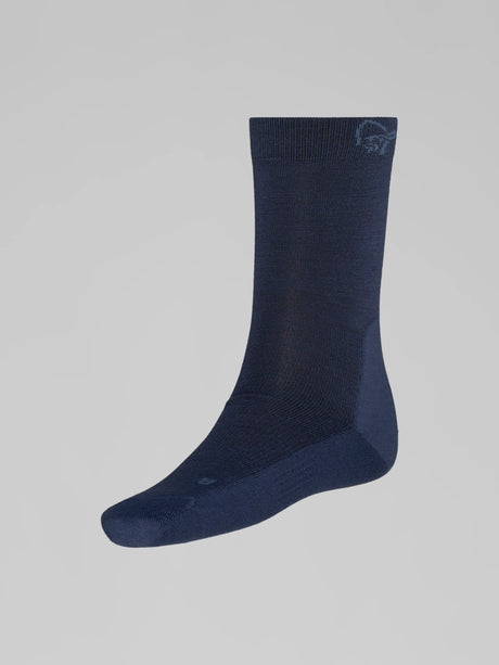 Merino vilnas zeķes Norrona falketind light Indigo Night/Dark Denim