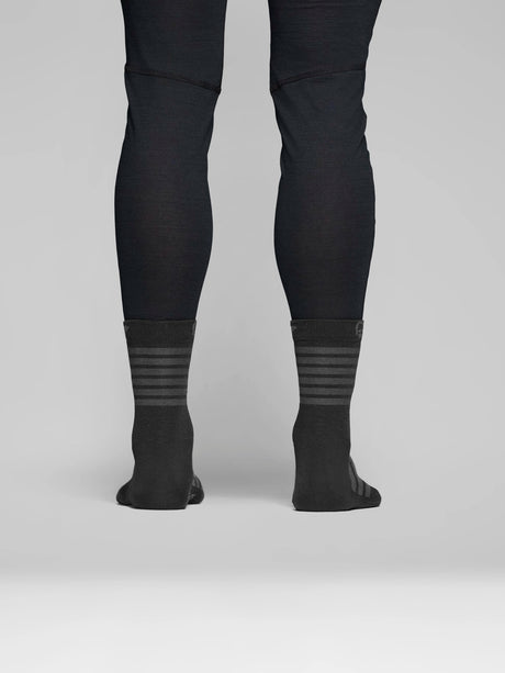Merino vilnas zeķes Norrona falketind light Caviar Black/Iron Gate
