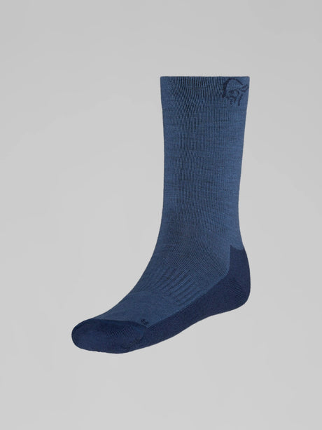 Merino vilnas zeķes Norrøna falketind mid Indigo Night/Dark Denim