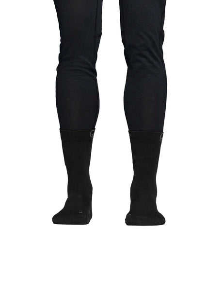 Merino vilnas zeķes Norrøna falketind mid Caviar Black/Iron Gate