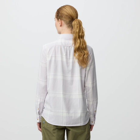 Flaneļa krekls Fjallraven Övik Lite Flannel Shirt sieviešu