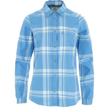 Flaneļa krekls Fjallraven Övik Lite Flannel Shirt sieviešu