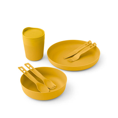 Trauku komplekts Sea To Summit Passage Dinnerware Set 1P Yellow 7 Set