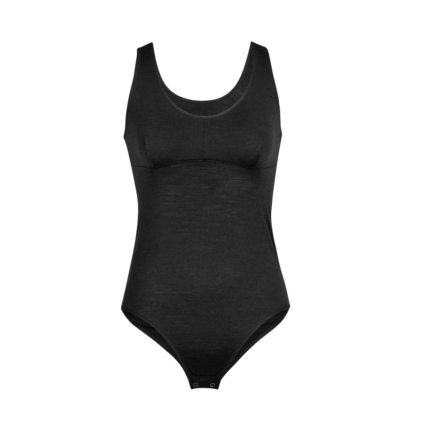 Icebreaker Queens Tank Bodysuit merino bodijs sieviešu Black