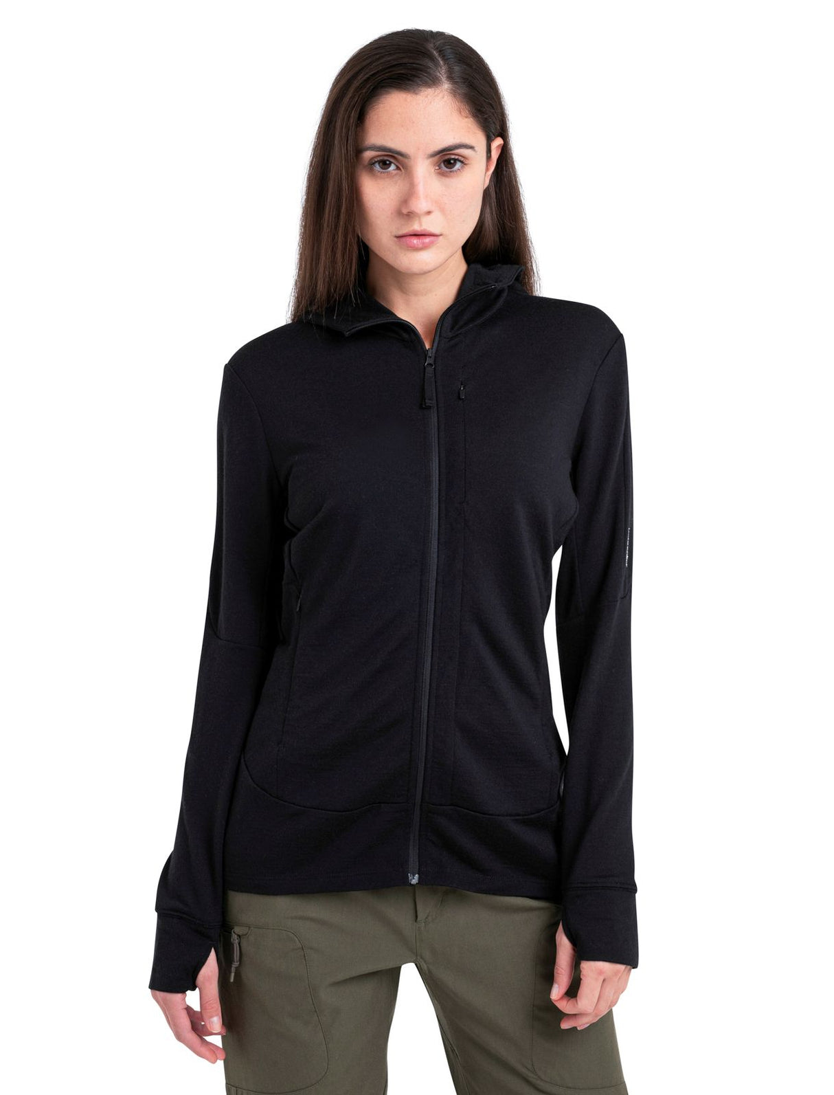 Women's Icebreaker Quantum III LS Zip Hoodie
