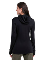 Women's Icebreaker Quantum III LS Zip Hoodie