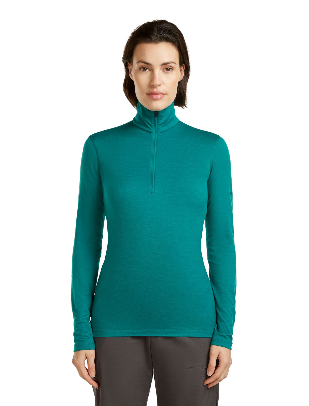 Merino thermal underwear Icebreaker 200 Oasis LS Half Zip Women's