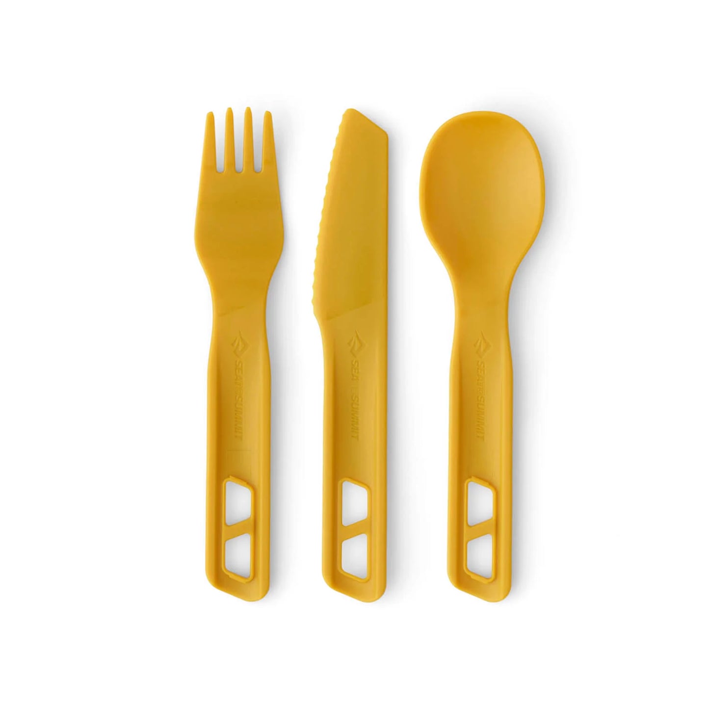 Ēšanas Piederumi Sea To Summit Passage Cutlery Set Yellow Set 3