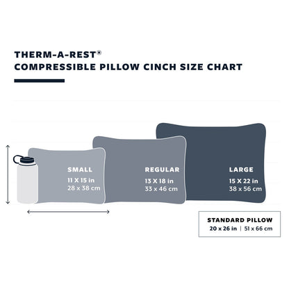Spilvens ThermaRest Compressible Pillow Cinch