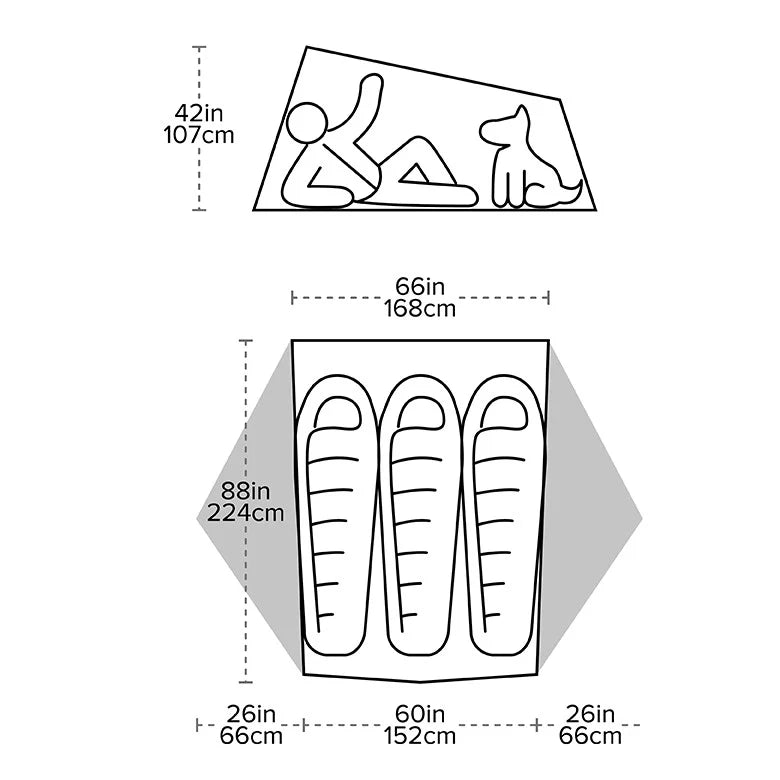 Tent Big Agnes Tiger Wall Ultralight 3-person
