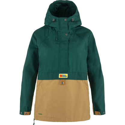 Vējjaka Fjallraven Vardag Anorak sieviešu Arctic Green-Buckwheat Brown