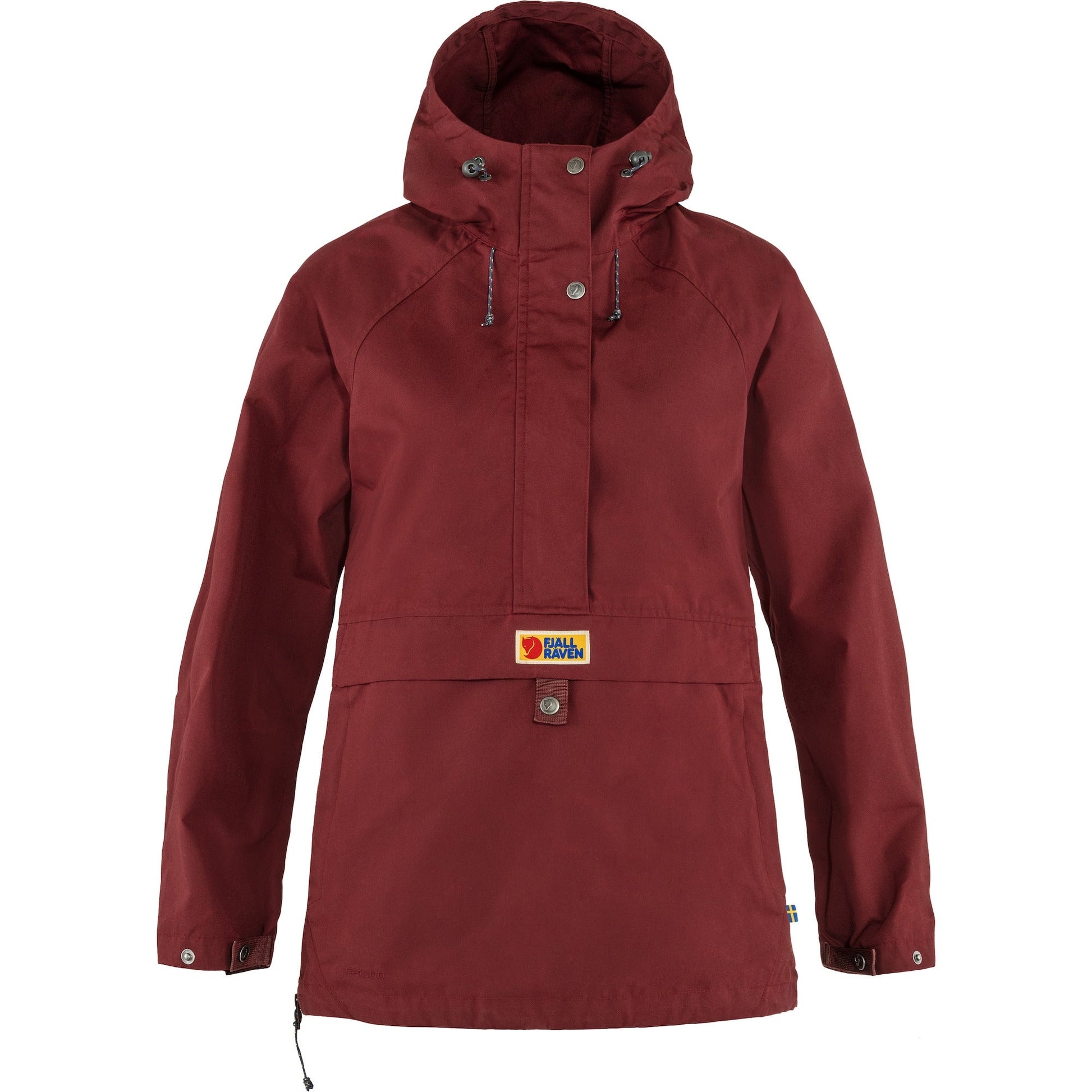 Vējjaka Fjallraven Vardag Anorak sieviešu Bordeaux Red S