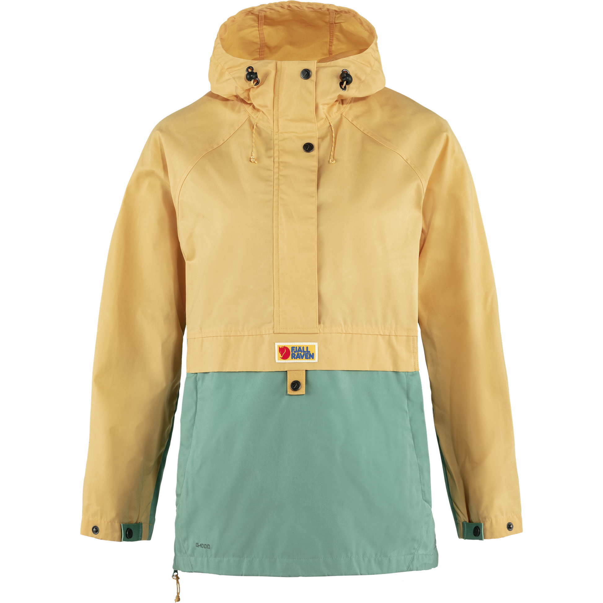 Vējjaka Fjallraven Vardag Anorak sieviešu Mais Yellow-Aloe Green