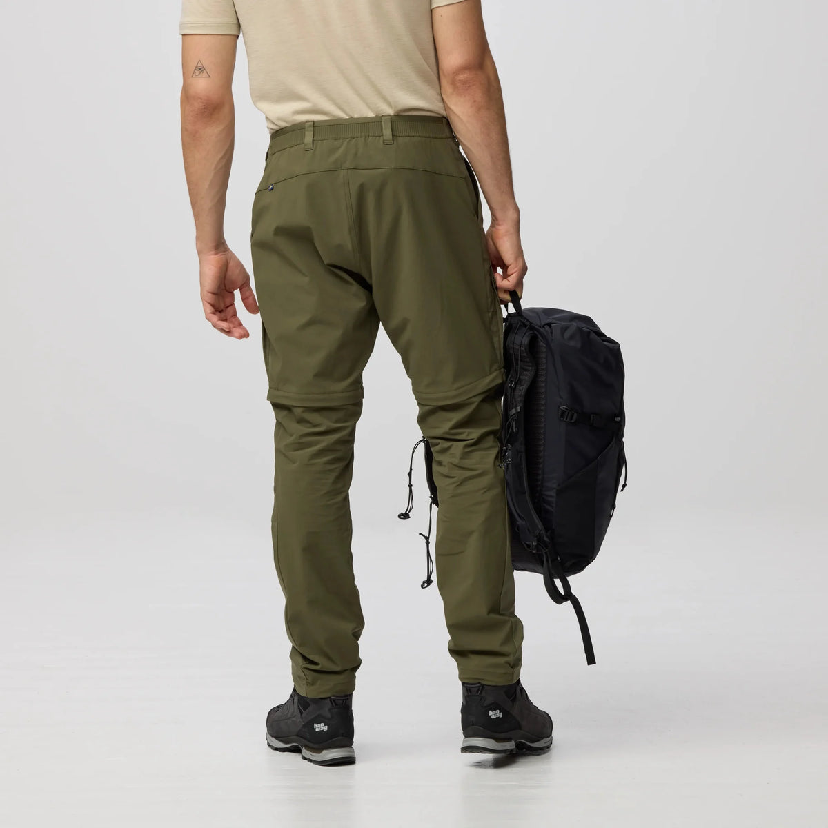 Fjallraven bikses-šorti Abisko Hybrid Trail Zip-off vīriešu