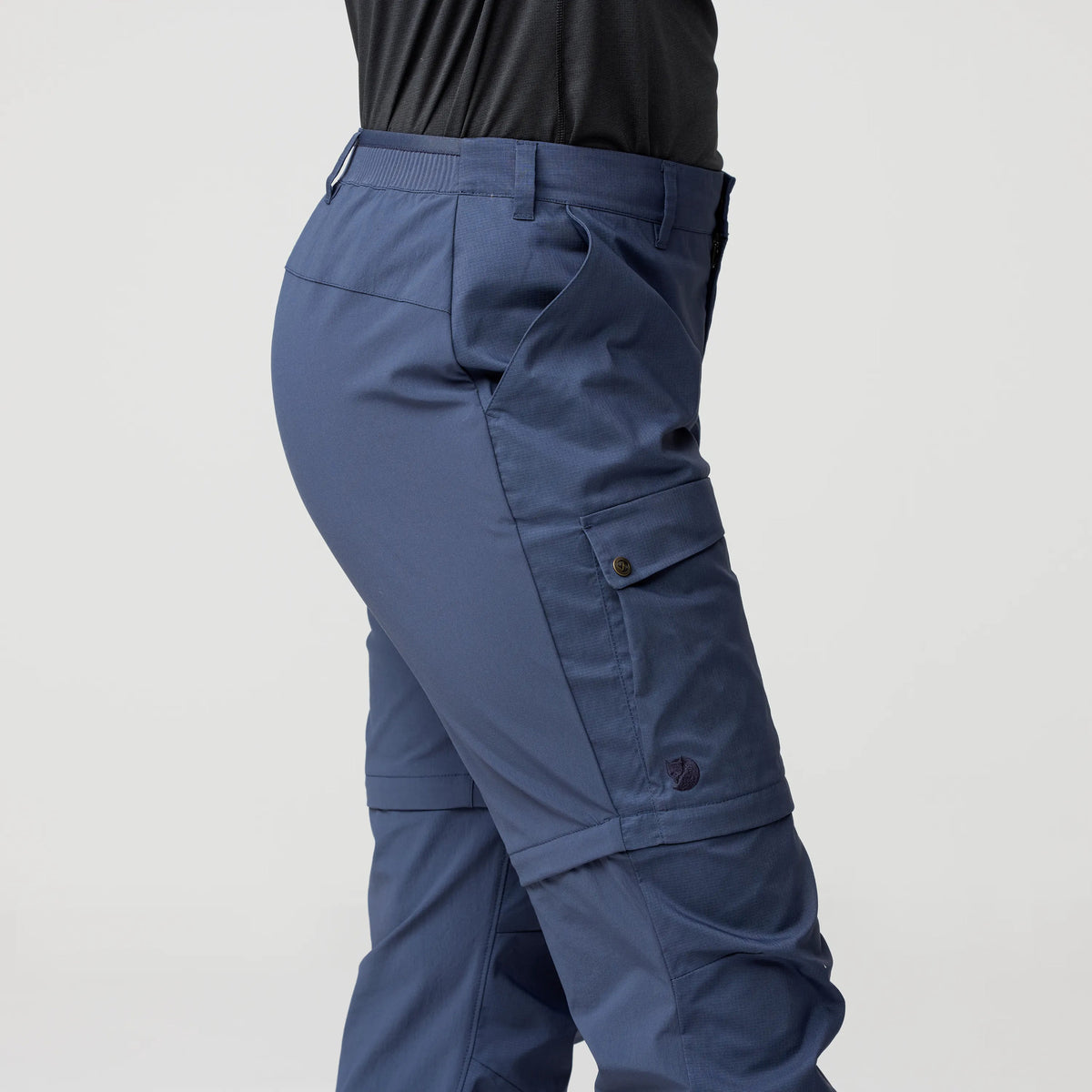 Fjallraven bikses-šorti Abisko Hybrid Trail Zip-off sieviešu