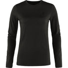 T-krekls Fjallraven Abisko Wool LS sieviešu