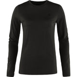 T-krekls Fjallraven Abisko Wool LS sieviešu