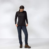 T-krekls Fjallraven Abisko Wool LS sieviešu