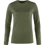 T-krekls Fjallraven Abisko Wool LS sieviešu