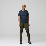 T-krekls Fjallraven Abisko Wool SS sieviešu