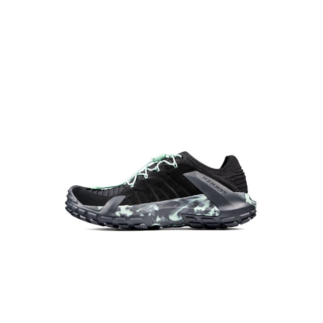 Apavi Mammut Hueco II Low GTX sieviešu Black-Neo Mint