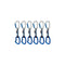 Atsaites Mammut Crag Keylock 10cm 6 gab Silver-ultramarine