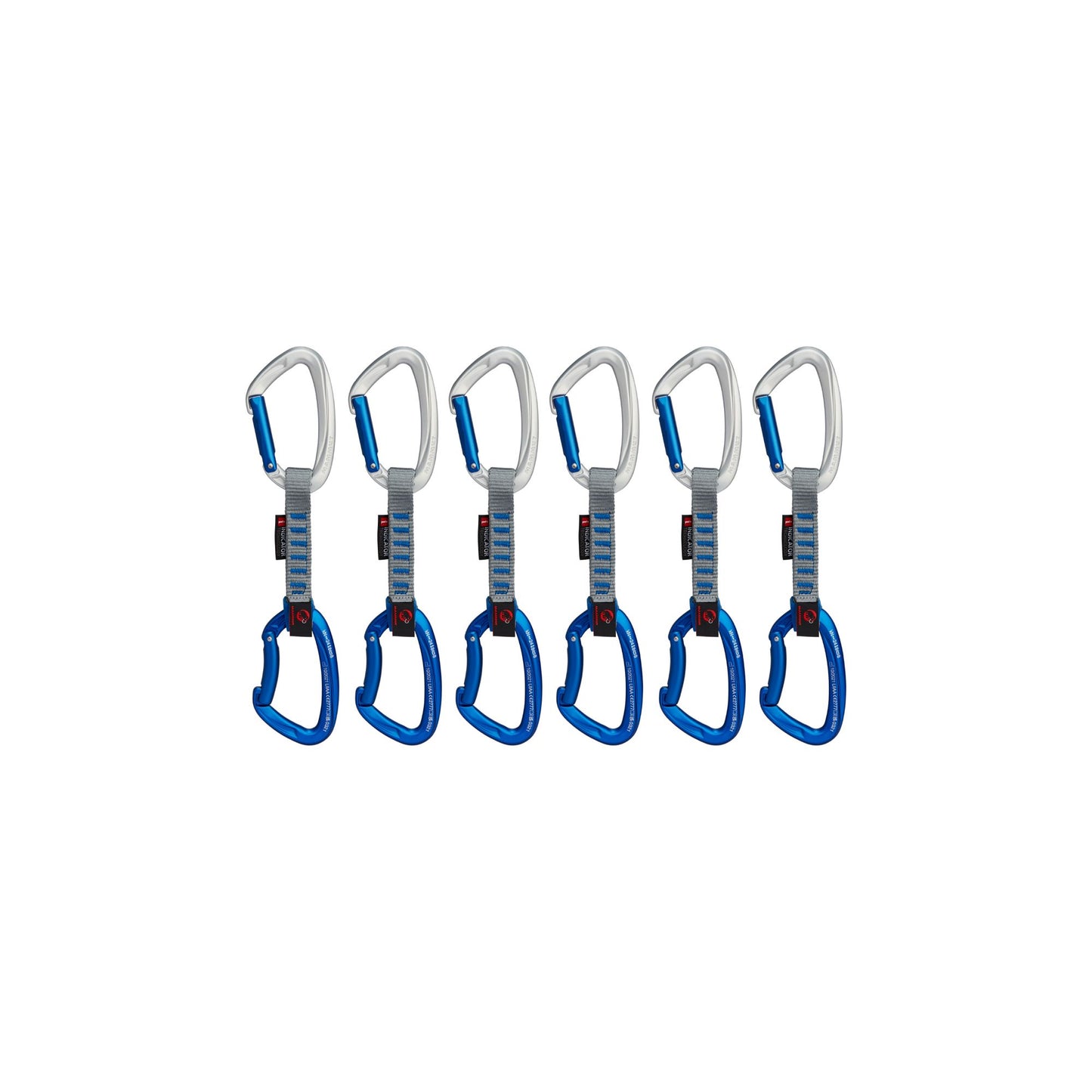 Atsaites Mammut Crag Keylock 10cm 6 gab Silver-ultramarine