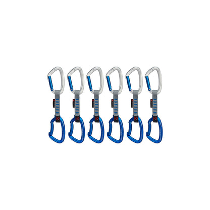 Atsaites Mammut Crag Keylock 10cm 6 gab Silver-ultramarine