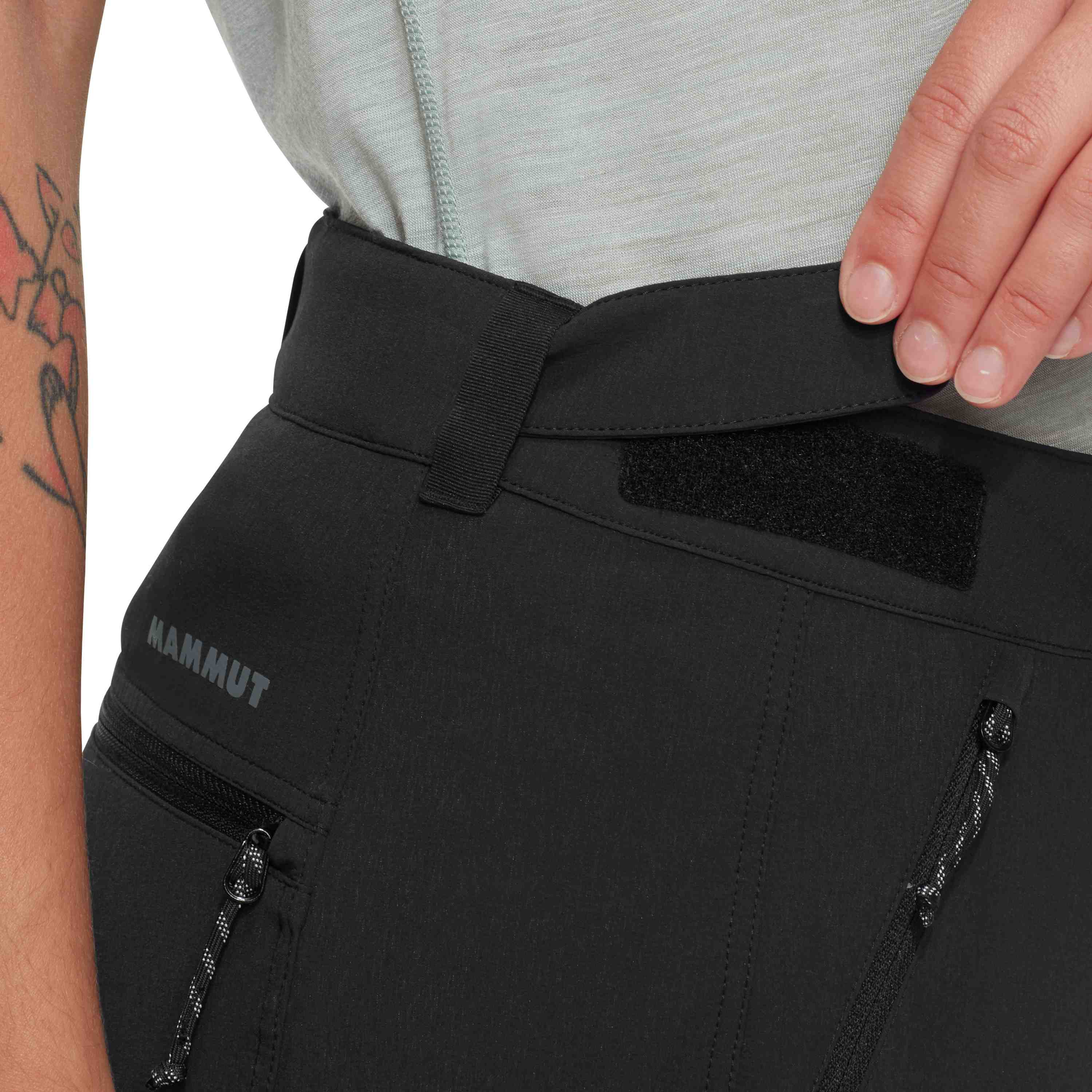 Pārgājienu bikses-šorti Mammut Runbold IV Zip Off sieviešu