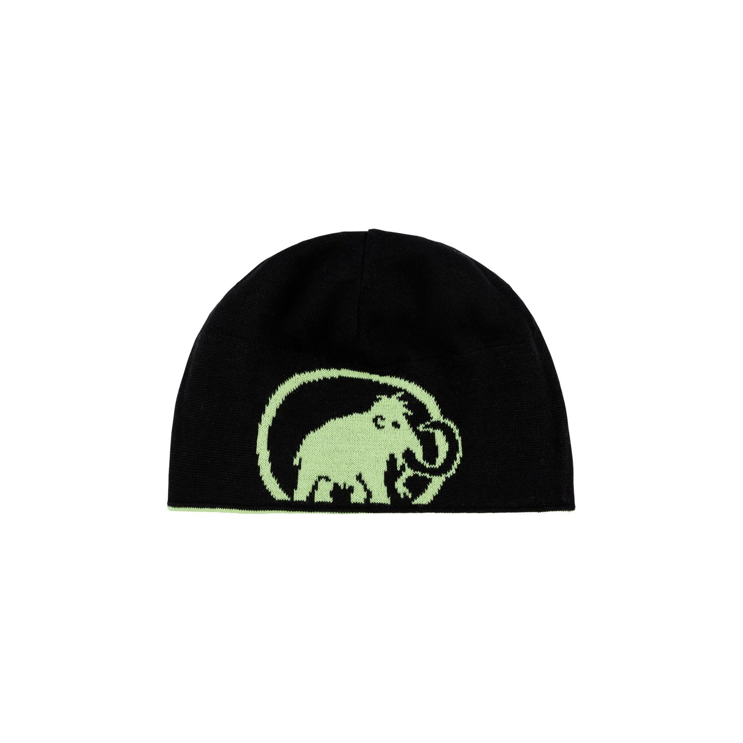 Cepure Mammut Logo Beanie Neo Lime-Black