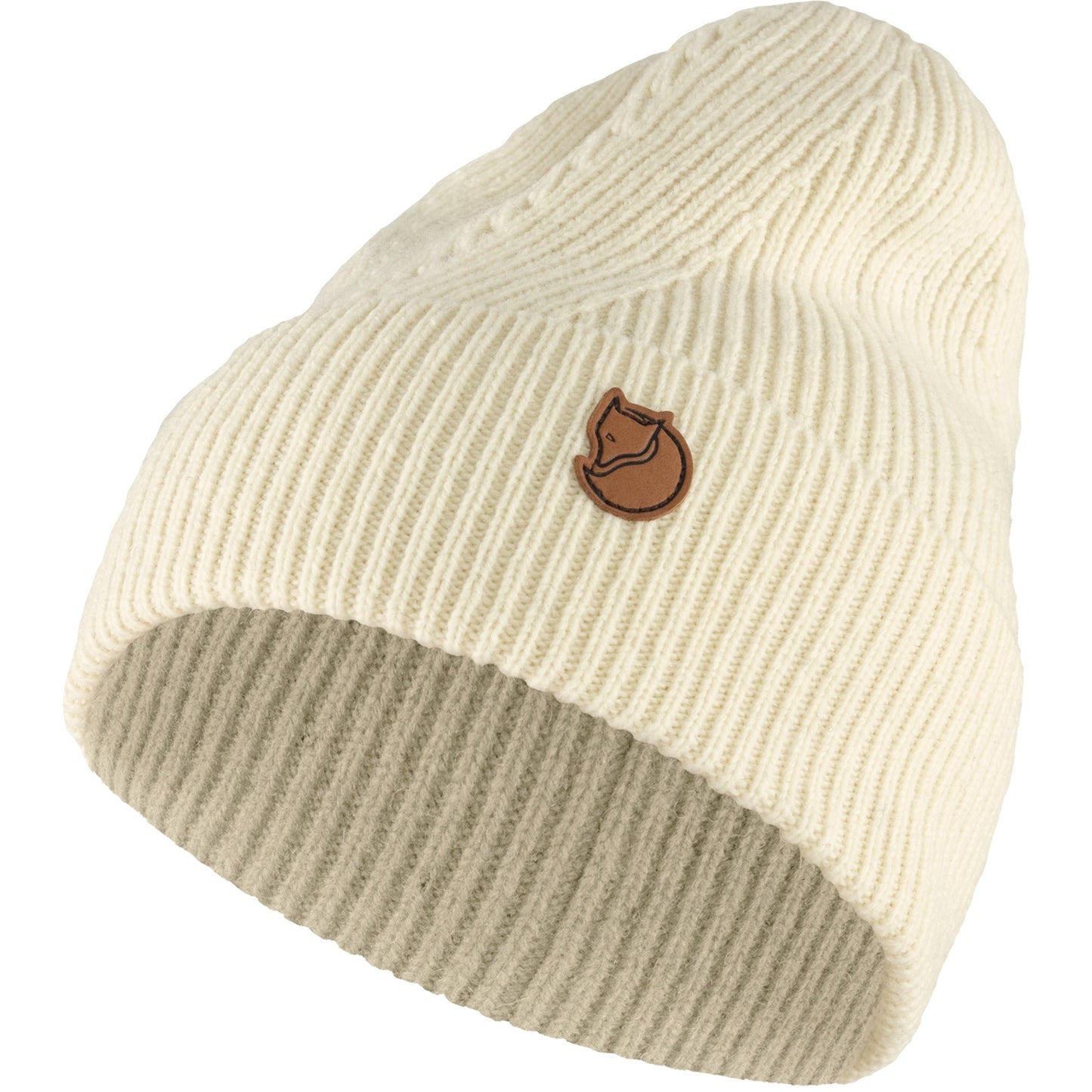 Fjallraven Directional Rib cepure Chalk White