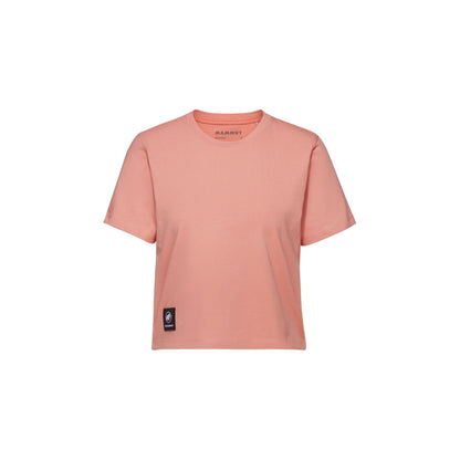 Krekls Mammut Massone T-Shirt Cropped Patch sieviešu Quartz Dust