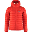 Dūnu jaka Fjallraven Expedition Pack Down Hoodie vīriešu True Red
