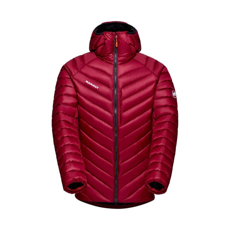 Dūnu jaka Mammut Broad Peak IN Hooded vīriešu Blood Red-Black