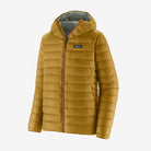 Dūnu jaka Patagonia Down Sweater Hoody vīriešu Cosmic Gold