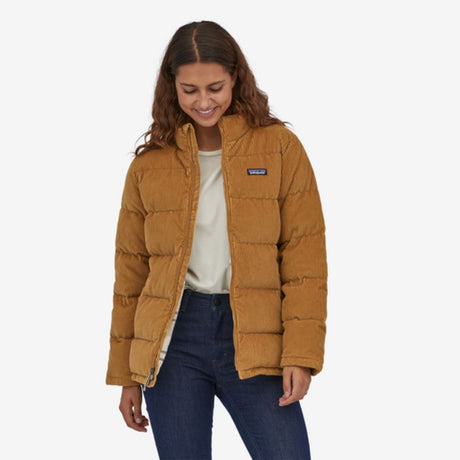 Dūnu mētelis Patagonia Cord Fjord Coat sieviešu