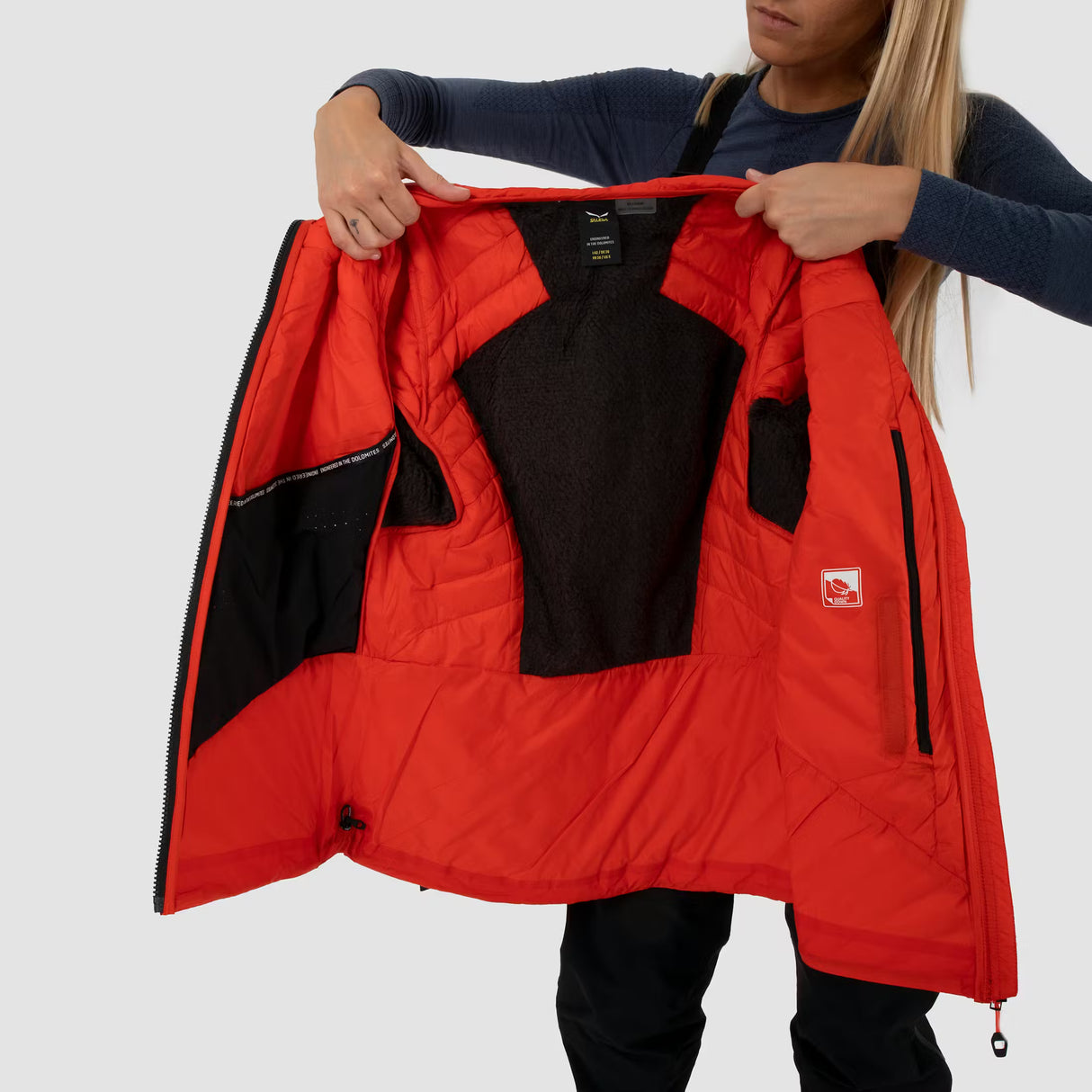 Dūnu jaka Salewa Ortles Hybrid RDS Down sieviešu