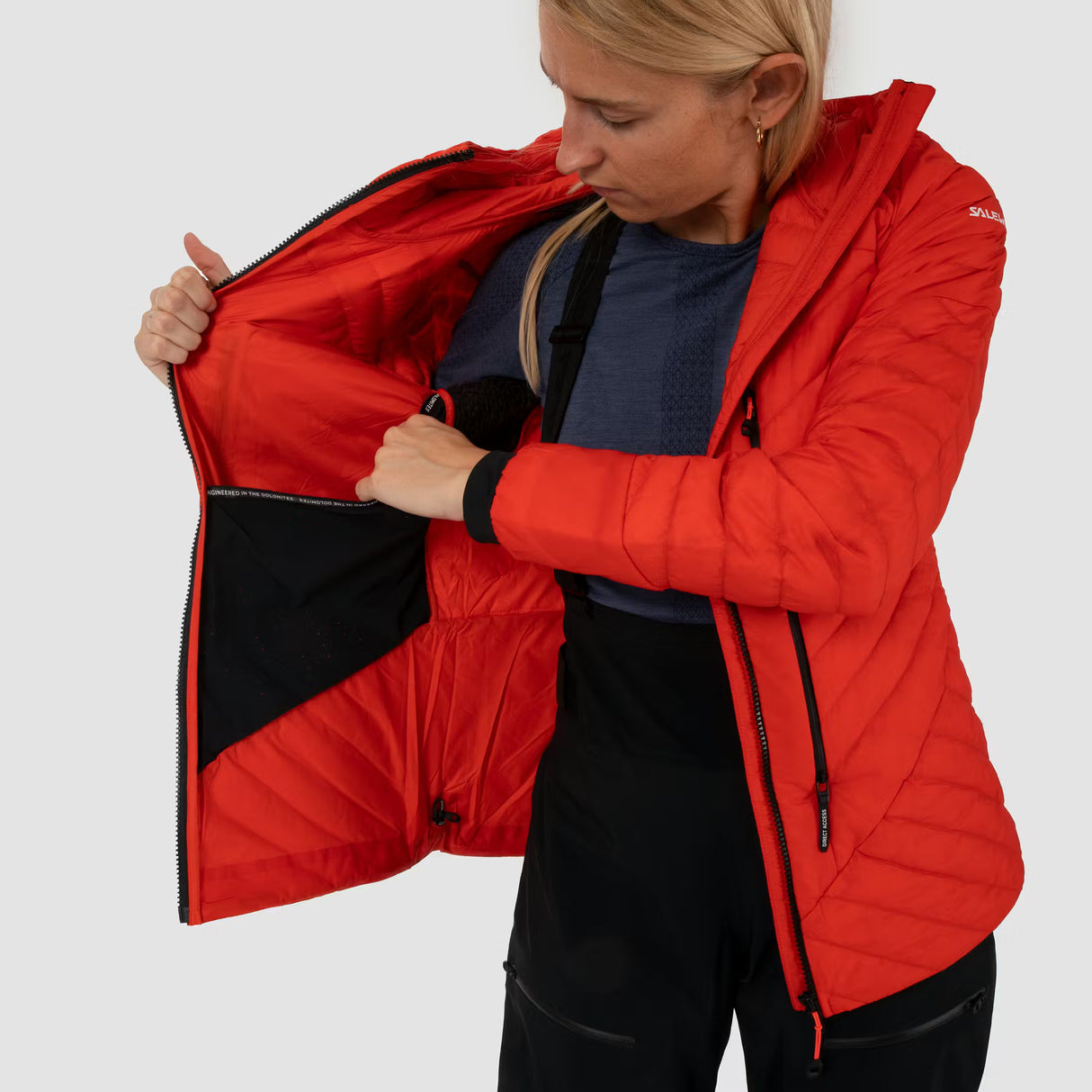 Dūnu jaka Salewa Ortles Hybrid RDS Down sieviešu