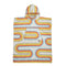 Dvielis-pončo ar kapuci Packtowl Poncho Retro Curve