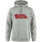 Džemperis Fjallraven Logo Hoodie vīriešu Grey-Melange