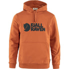 Džemperis Fjallraven Logo Hoodie vīriešu Terracotta Brown