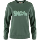Džemperis Fjallraven Logo sieviešu Deep Patina - Misty Green