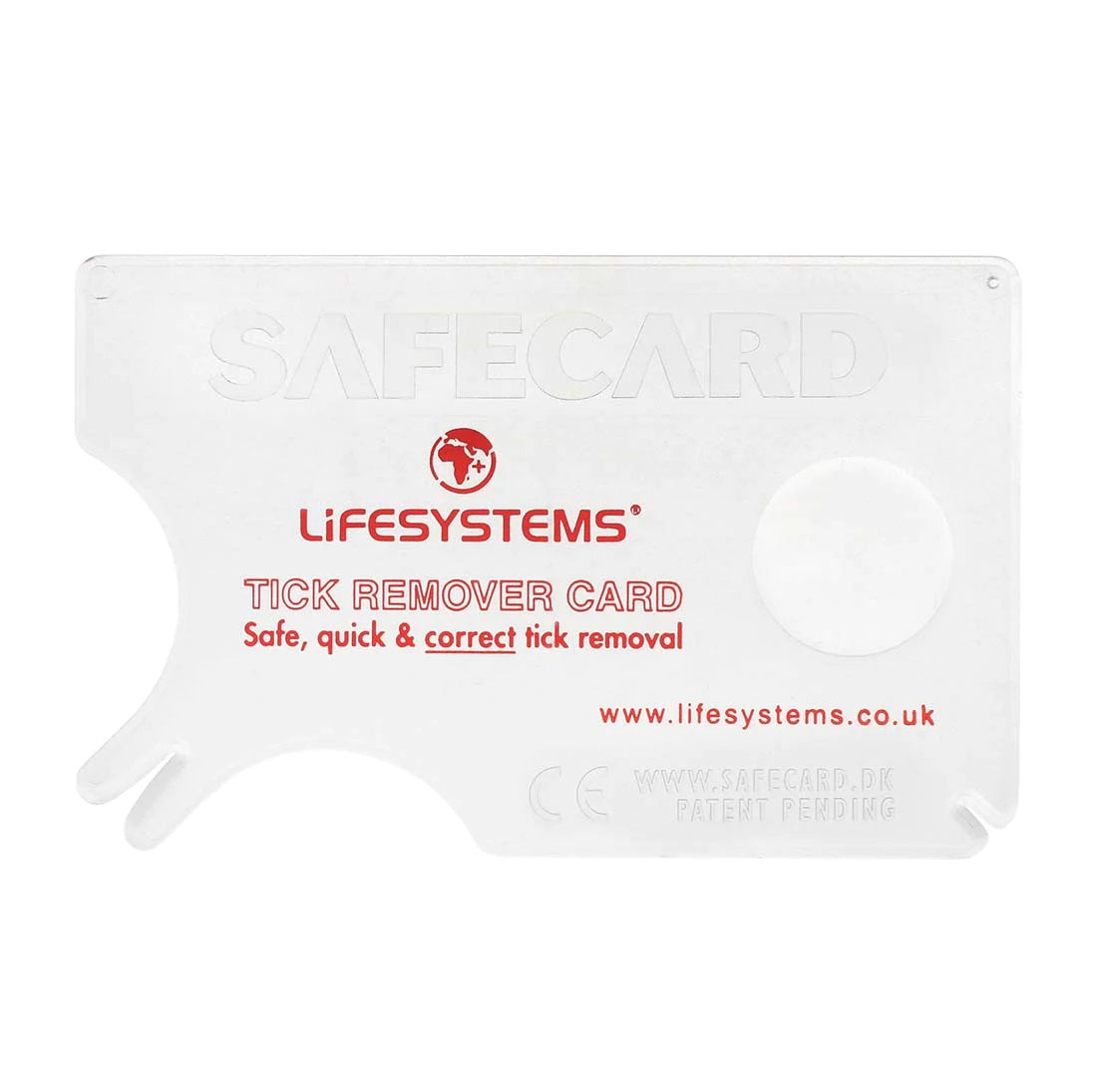 Ērču noņemšanas instruments Lifesystems Tick Remover Card