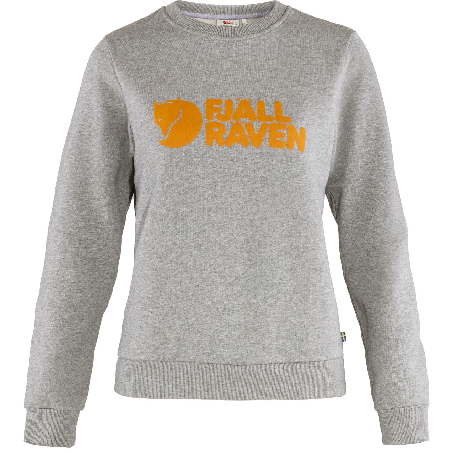 Džemperis Fjallraven Logo sieviešu Grey Melange