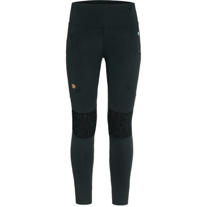 Pārgājienu legingi Fjallraven Abisko Trekking Tights HD sieviešu Black