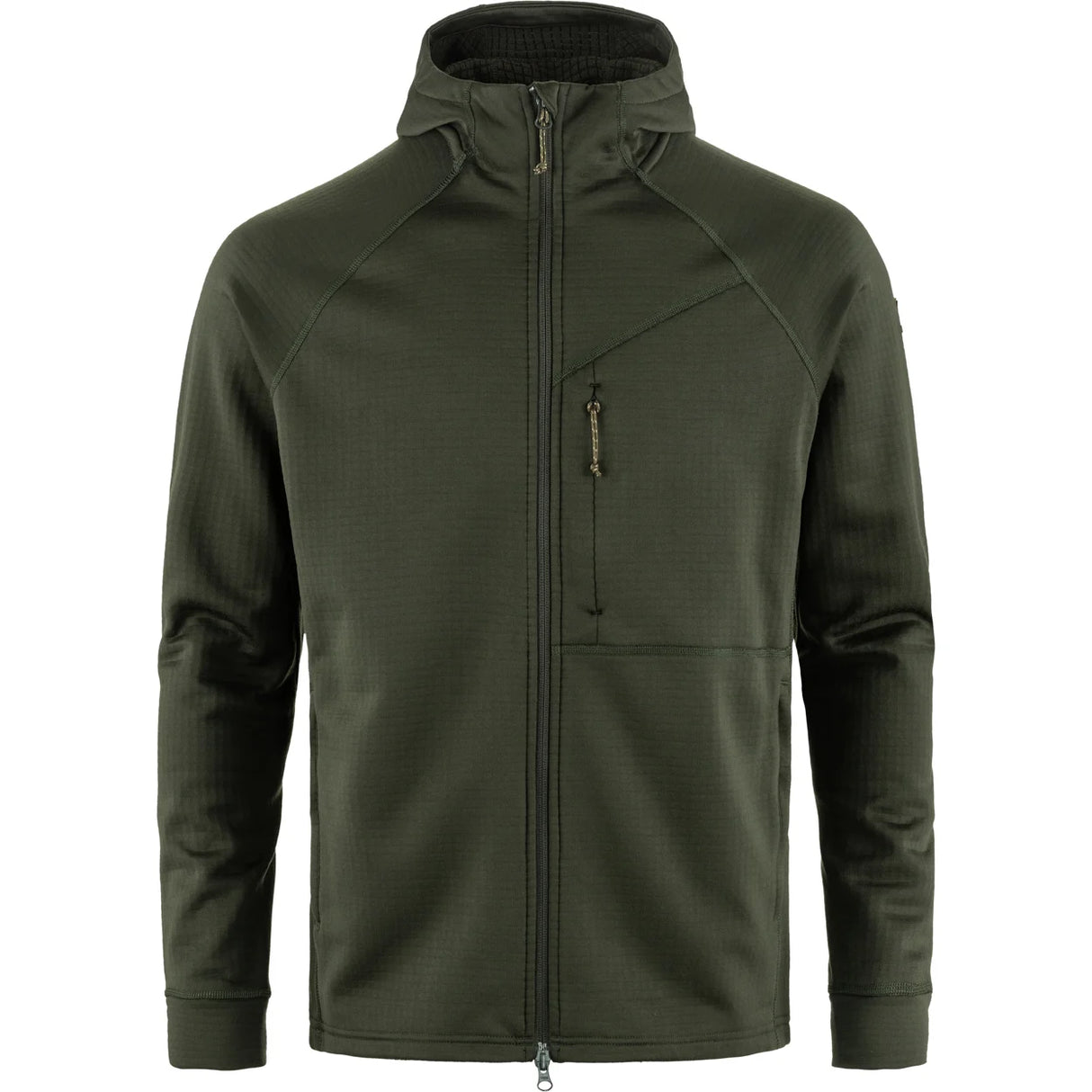 Flīsa jaka Fjallraven Abisko Grid Fleece Hoodie vīriešu