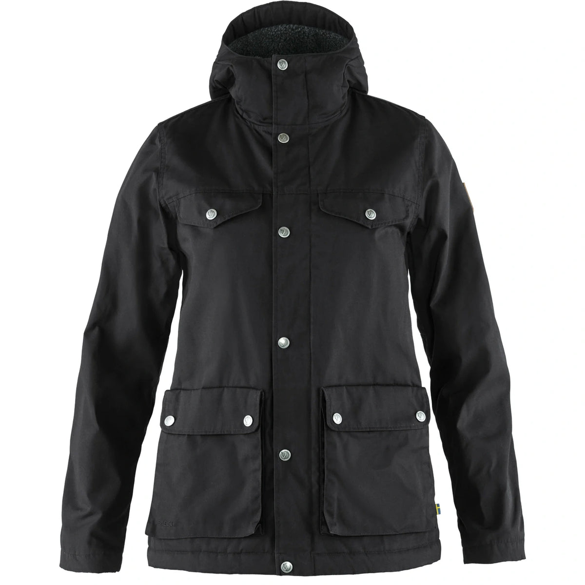 fjallraven greenland ziemas  jaka sieviešu  melna