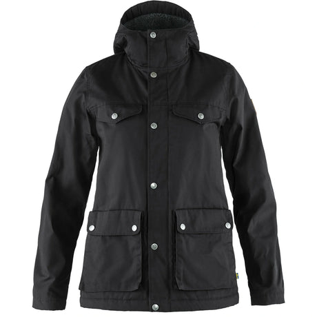 fjallraven greenland ziemas  jaka sieviešu  melna